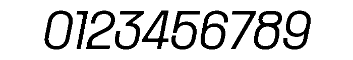 Rader Variable Regular 12 Font OTHER CHARS