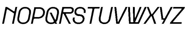 Rader Variable Regular 12 Font UPPERCASE
