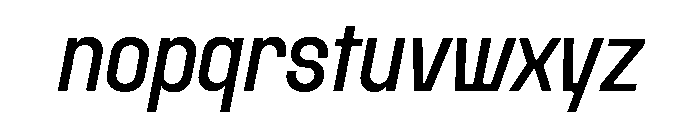 Rader Variable Regular 13 Font LOWERCASE