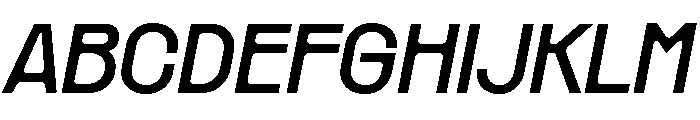 Rader Variable Regular 14 Font UPPERCASE