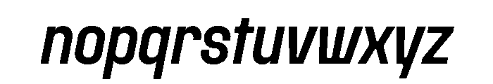 Rader Variable Regular 14 Font LOWERCASE