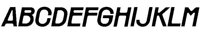 Rader Variable Regular 15 Font UPPERCASE