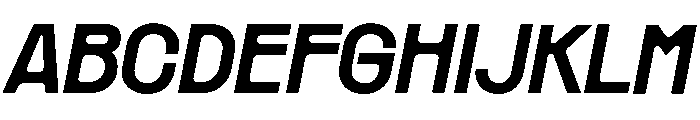 Rader Variable Regular 16 Font UPPERCASE