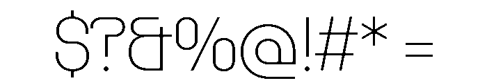 Rader Variable Regular 2 Font OTHER CHARS