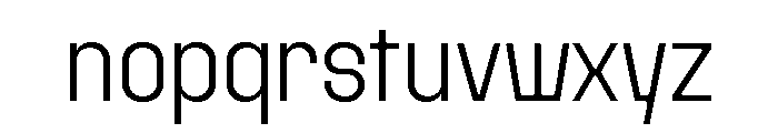 Rader Variable Regular 3 Font LOWERCASE