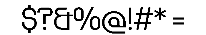 Rader Variable Regular 4 Font OTHER CHARS