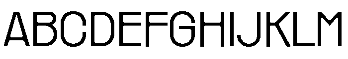 Rader Variable Regular 4 Font UPPERCASE