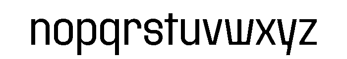 Rader Variable Regular 4 Font LOWERCASE