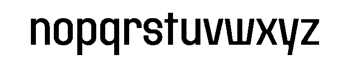 Rader Variable Regular 5 Font LOWERCASE