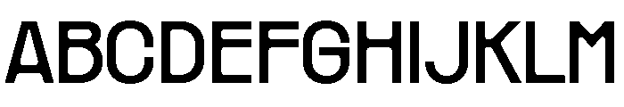 Rader Variable Regular 6 Font UPPERCASE