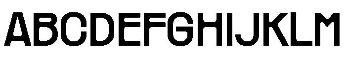 Rader Variable Regular 7 Font UPPERCASE