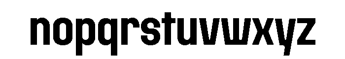 Rader Variable Regular 7 Font LOWERCASE