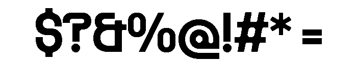 Rader Variable Regular 8 Font OTHER CHARS