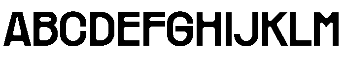 Rader Variable Regular 8 Font UPPERCASE
