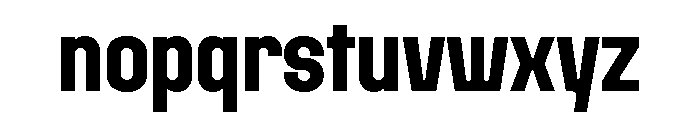 Rader Variable Regular 8 Font LOWERCASE