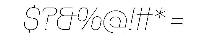 Rader Variable Regular 9 Font OTHER CHARS