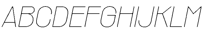 Rader Variable Regular 9 Font UPPERCASE