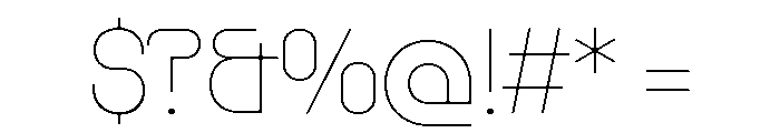 Rader Variable Regular Font OTHER CHARS
