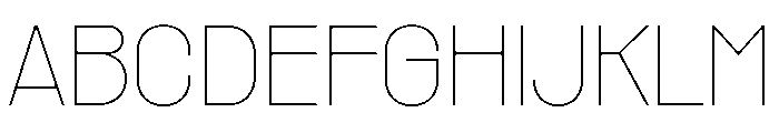 Rader Variable Regular Font UPPERCASE