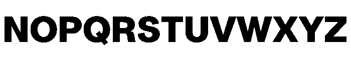 Radial Black Instance Font UPPERCASE