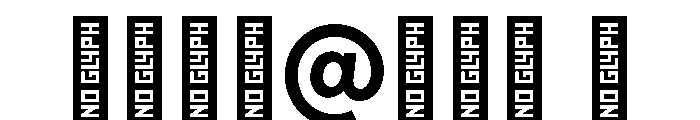 Radial Black Font OTHER CHARS
