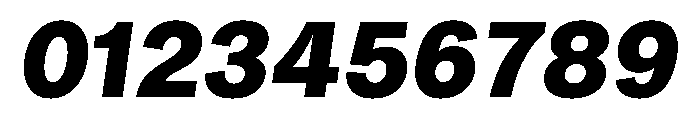 Radial BlackItalic Instance 6f7d9722 Font OTHER CHARS