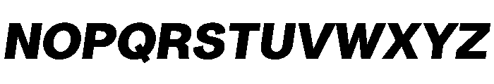 Radial BlackItalic Instance 6f7d9722 Font UPPERCASE