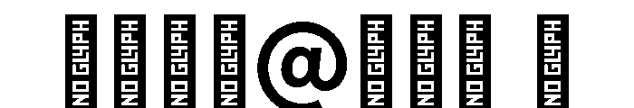 Radial Bold Font OTHER CHARS