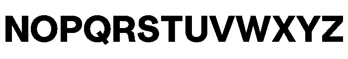 Radial Bold Font UPPERCASE