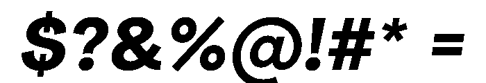 Radial BoldItalic Instance 9a312f46 Font OTHER CHARS