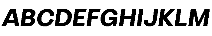 Radial BoldItalic Instance 9a312f46 Font UPPERCASE