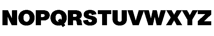 Radial Heavy Instance Font UPPERCASE