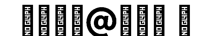 Radial Heavy Font OTHER CHARS