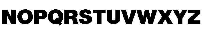 Radial Heavy Font UPPERCASE