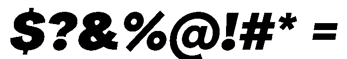 Radial HeavyItalic Instance Ad9a7476 Font OTHER CHARS