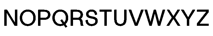 Radial Regular Instance Font UPPERCASE