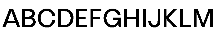 Radial Regular Font UPPERCASE