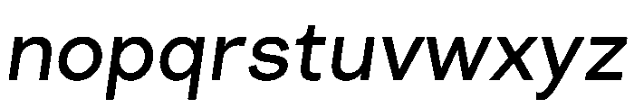 Radial RegularItalic Instance Ea8d5557 Font LOWERCASE