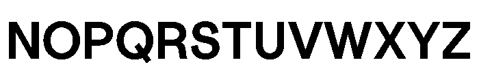 Radial SemiBold Font UPPERCASE