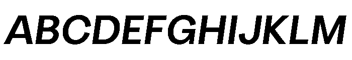 Radial SemiBoldItalic Instance 766bc881 Font UPPERCASE