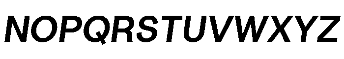 Radial SemiBoldItalic Instance 766bc881 Font UPPERCASE