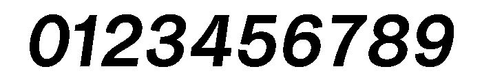 Radial SemiBoldItalic Instance Font OTHER CHARS