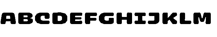 Radius Bold Instance Font UPPERCASE