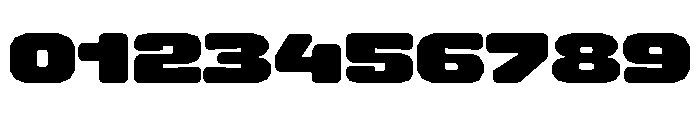 Radius Heavy Instance Font OTHER CHARS