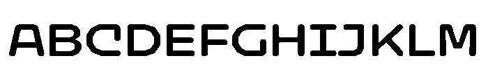 Radius Regular Instance Font UPPERCASE