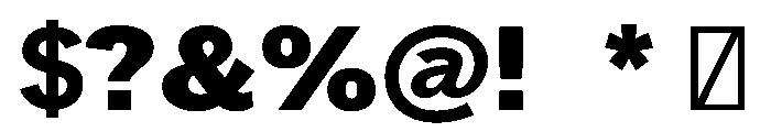 Rag Black Font OTHER CHARS