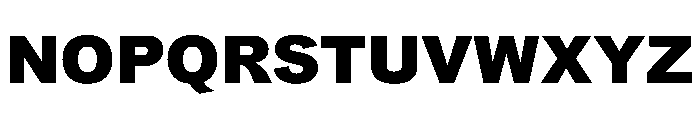 Rag Black Font UPPERCASE