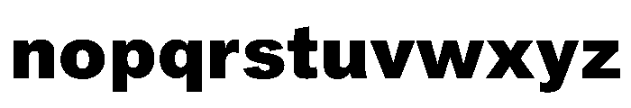 Rag Black Font LOWERCASE
