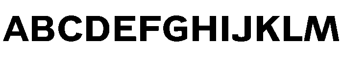 Rag Bold Font UPPERCASE