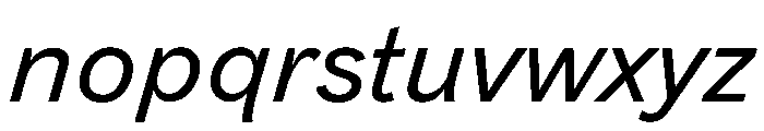 Rag Italic Font LOWERCASE